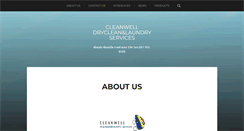 Desktop Screenshot of cleanwelldryclean.com
